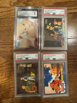Graded Topps Pokemon Card Lot PSA CGC Movie Edition Foil Vintage Pikachu Mewtwo - Image 1