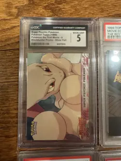 Graded Topps Pokemon Card Lot PSA CGC Movie Edition Foil Vintage Pikachu Mewtwo - Image 2