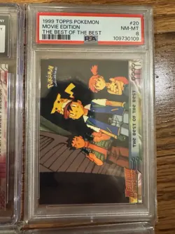 Graded Topps Pokemon Card Lot PSA CGC Movie Edition Foil Vintage Pikachu Mewtwo - Image 3