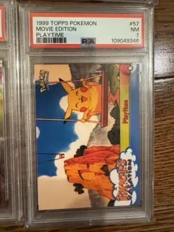 Graded Topps Pokemon Card Lot PSA CGC Movie Edition Foil Vintage Pikachu Mewtwo - Image 5