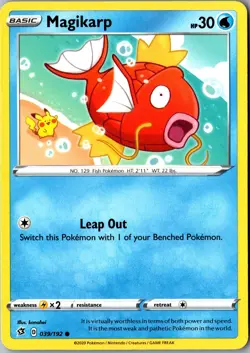 Magikarp 039/192 Common SWSH02: Rebel Clash LP Pokemon Card - Image 1