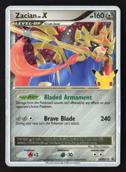 Zacian LV. X Promo SWSH: Sword & Shield Promo Cards SWSH135 LP Excellent - Image 1
