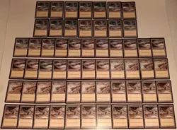 Vintage 1997 MTG Magic the Gathering Tempest 292 Basic Lands Card Collection Lot - Image 2