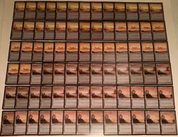 Vintage 1997 MTG Magic the Gathering Tempest 292 Basic Lands Card Collection Lot - Image 4