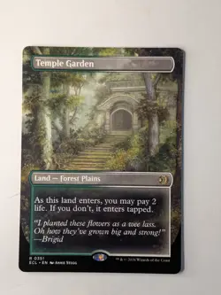 MTG Lorwyn Eclipsed - Temple Garden (Borderless) - ECL - NM - Image 1