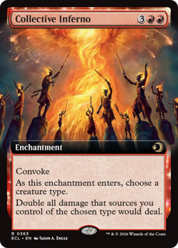 Collective Inferno (REGULAR) x1 - MTG Lorwyn Eclipsed ECL #363 - Image 1