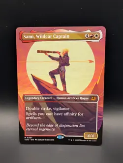 MTG - Sami, Wildcat Captain - BORDERLESS - Legendary Creature - EOE #301 -Mythic - Image 1