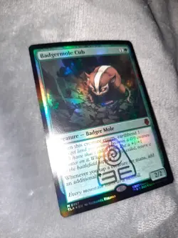 Badgermole Cub - MAGIC THE GATHERING - #167 - (FOIL) - Near Mint - Image 4