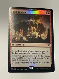 MTG Roiling Vortex Foil NM Zendikar Rising Magic The Gathering - Image 1