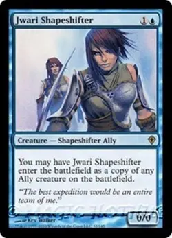 JWARI SHAPESHIFTER Worldwake MTG Blue Creature — Shapeshifter Ally RARE - Image 1