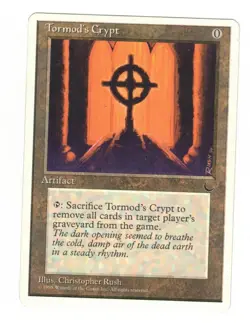 MTG 4X ** TORMOD'S CRYPT ** X4 Magic Chronicles - Image 1