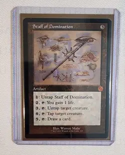Staff of Domination (Schematic) The Brothers' War: Retro Frame Artifacts Regular - Image 1