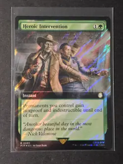 MTG Heroic Intervention (Extended Art) (Surge Foil) R 999 UB: Fallout - Image 1