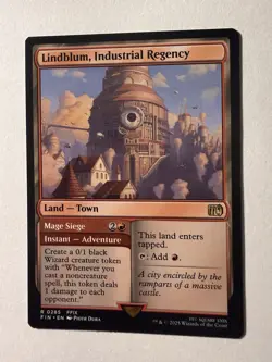 Lindblum, Industrial Regency Final Fantasy Regular Near Mint MTG FIN - Image 1