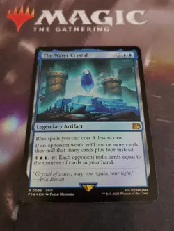 Mtg. The Water Crystal. Foil. Final Fantasy. Pack Fresh - Image 1