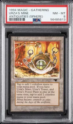 1994 MTG ANTIQUITIES ANTIQUITIES (SPHERE) URZA'S MINE PSA 8 - Image 1