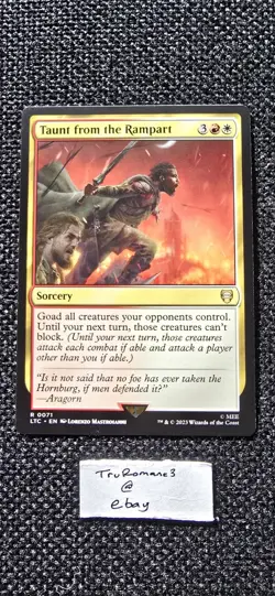 MTG Taunt from the Rampart Commander: The Lord of the Rings - Image 1