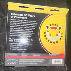2026 Pokemon Day 30th Anniversary Collection Box New Factory Sealed - Image 2