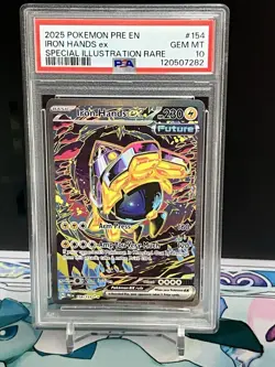 💎 POKEMON PRE EN-PRISMATIC EVOLUTIONS 154/131 IRON HANDS EX SIR PSA 10 - Image 1