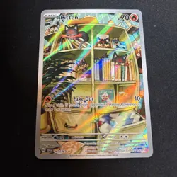 Pokemon TCG Litten Full Art Holo Card 167/162 Temporal Forces Illustration Rare - Image 1