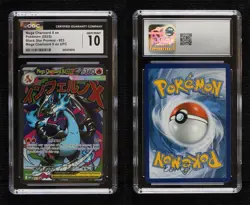 Mega Charizard X ex Pokemon Evolution Black Star (MEP) Promo CGC 10 Gem Mint - Image 3