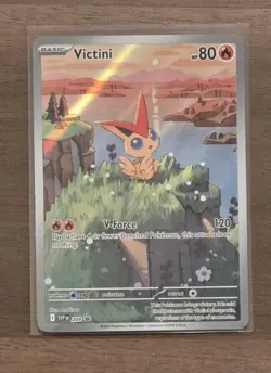 Pokemon TCG Victini SVP 208 Full Art Illustration Black Star Promo Rare Holo #20 - Image 1