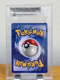 1999-03 POKEMON WIZARDS of the COAST #9 MEW HOLO BLACK STAR w/SWIRL BGS 9 MINT - Image 3