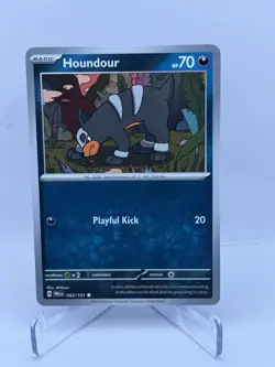 Pokemon Houndour Master Ball Pattern 062/131 Sv: Prismatic Evolutions Holo - Image 1