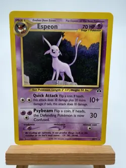 Pokemon Espeon 2000 Neo Discovery 20/75 NM/LP - Image 1
