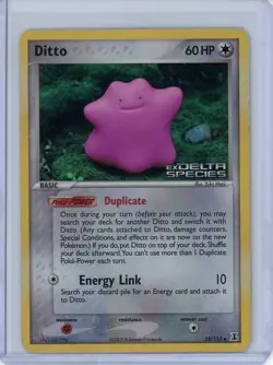 Ditto Pokemon 2005 EX Delta Species Stamped Reverse Holo 35/113 MP - Image 1