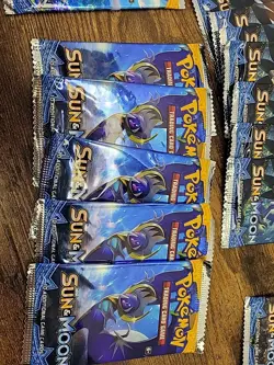 25 Pokemon TCG Sun & Moon Base Booster Packs Lot New Sealed T18 - Image 3