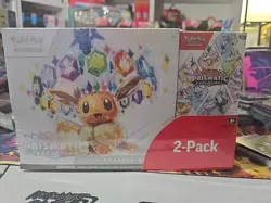 Pokemon TCG Prismatic Evolutions Elite Trainer Box Booster Bundle Costco K10 - Image 1