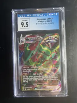 Pokemon Evolving Skies Rayquaza Vmax 111/203 CGC Mint+ 9.5 - Image 1