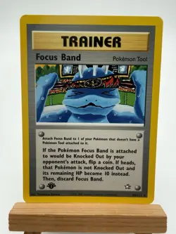Pokemon Focus Band Trainer 1st Edition 2000 Neo Genesis 86/111 Near Mint - Image 1