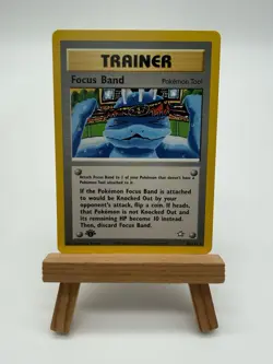 Pokemon Focus Band Trainer 1st Edition 2000 Neo Genesis 86/111 Near Mint - Image 3