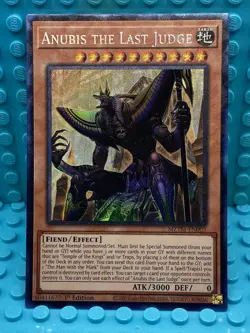 Yugioh! Anubis The Last Judge Collector’s Rare MZTM-EN003 - Image 1