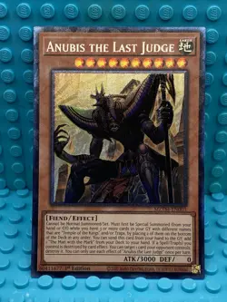 Yugioh! Anubis The Last Judge Collector’s Rare MZTM-EN003 - Image 2