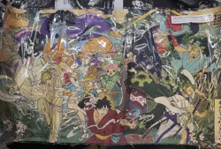 One Piece 1st Anniversary Set English Version BOX AND PLAYMAT ONLY! No CARDS! - Image 1