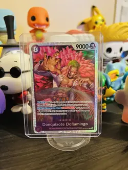 Donquixote Doflamingo OP10-071 Foil SR Royal Blood One Piece TCG NM (b) - Image 1