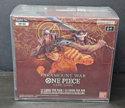 One Piece English OP-02 Paramount War Booster Box - Sealed - Image 1