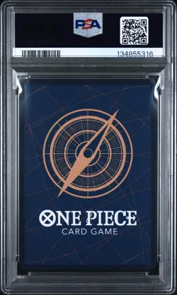 2025 ONE PIECE OP11-A FIST OF DIVINE SPEED TREASURE RARE #015 LUCKY ROUX PSA 10 - Image 2