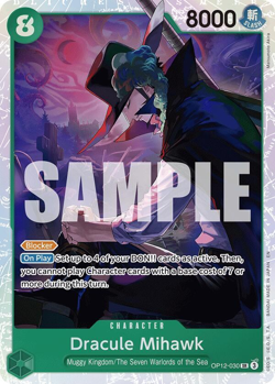 One Piece TCG - Dracule Mihawk OP12-030 SR - Image 1