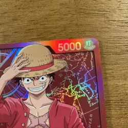 Monkey.D.Luffy ST01-001 L Super Pre-Release Stamp Starter Deck Leader - Image 3