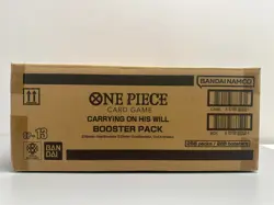 2025 One Piece English Carrying On His Will OP13 Factory Sealed Booster Box Case - Image 3