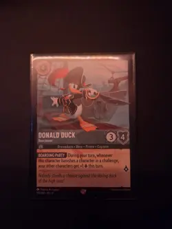Donald Duck Buccaneer Legendary Card 179/204 Lorcana: Ursula's Return - Image 1