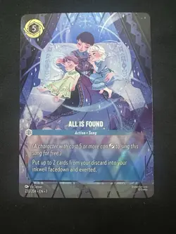 All Is Found Enchanted 220/204 Archazia's Island Holo Disney Lorcana - Image 1