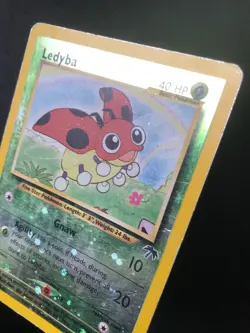 Ledyba 7/18 Southern Islands set 2001 Pokemon holo rare card HP - Image 2