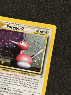 Porygon2 Neo Revelation Holo Rare Card 12/64 Pokemon TCG HP/DMG - Image 2