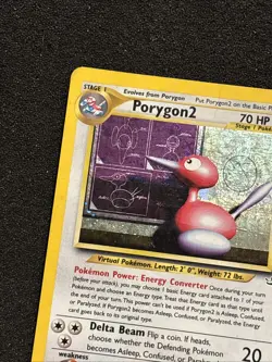 Porygon2 Neo Revelation Holo Rare Card 12/64 Pokemon TCG HP/DMG - Image 3