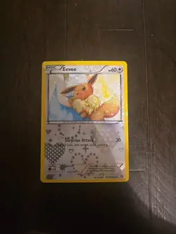 Eevee RC14/RC25 Radiant Collection BW Legendary Treasures Pokemon Card LP - Image 1